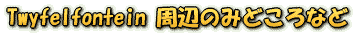 Twyfelfontein ���ӂ݂̂ǂ���Ȃ�